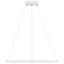 Luminaire suspendu DEL à double tension 24 po Erine - Blanc mat-70358259