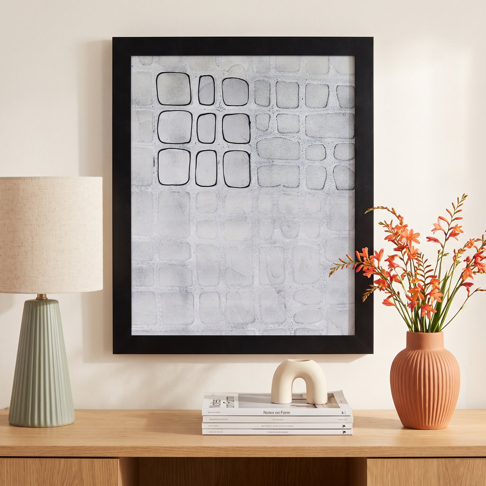 Lumen Colour I Print by Vanna Lam, 13" H x 11" W, Black