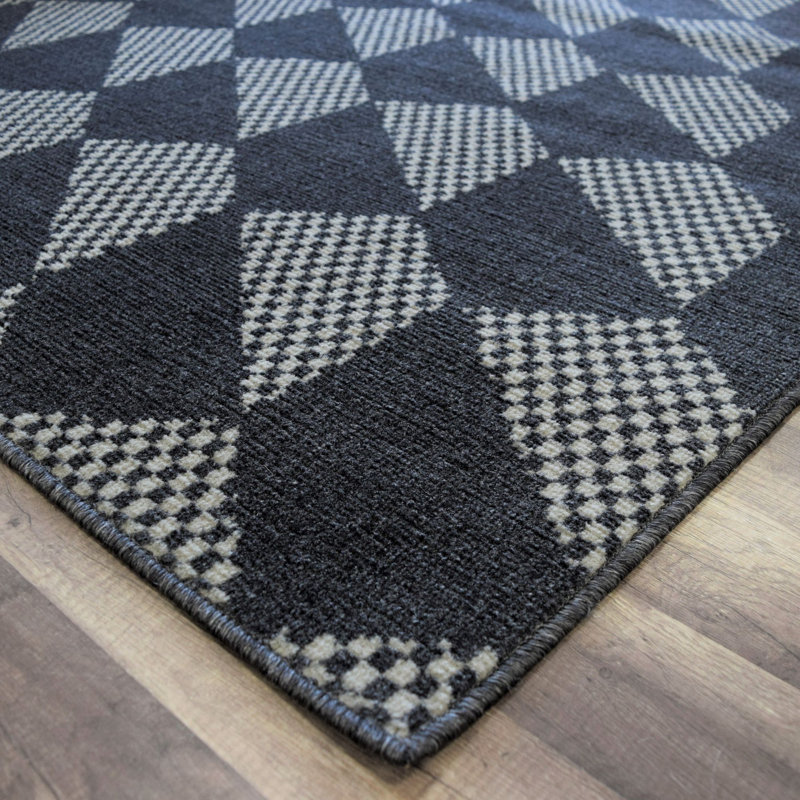 Khem Geometric Indoor Rug, Runner 2'6" x 8'