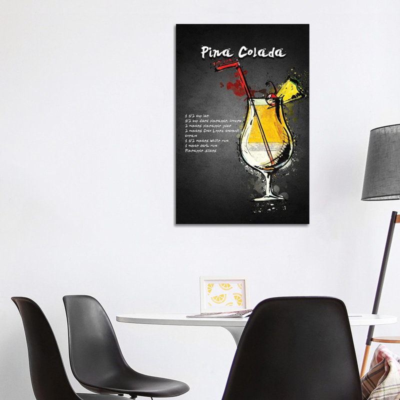 Pina Colada I by Gab Fernando - Wrapped Canvas Gallery-Wrapped Canvas Giclée, 101.6 cm H x 66.04 cm W x 3.175 cm D