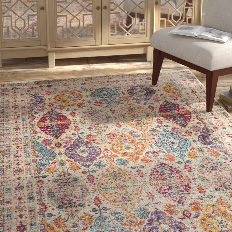 Doucet Performance Oriental Rug, Rectangle 6'7" x 9'