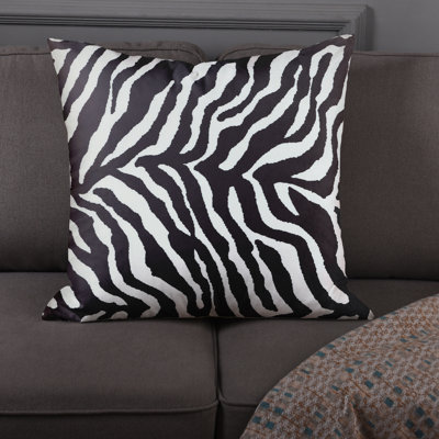 Dann Foley Zebra Square Pillow Cover & Insert