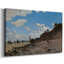Claude Monet "La Pointe de la Hève à marée basse" - Art mural de qualité musée sur toile tendue-509653147