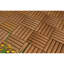 Carreau de terrasse en plastique brun clair 12 "x 12"