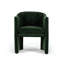 Chaise de salle à manger rembourrée Green