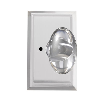 Poignée coquille d'œuf en verre Bravura 928-0