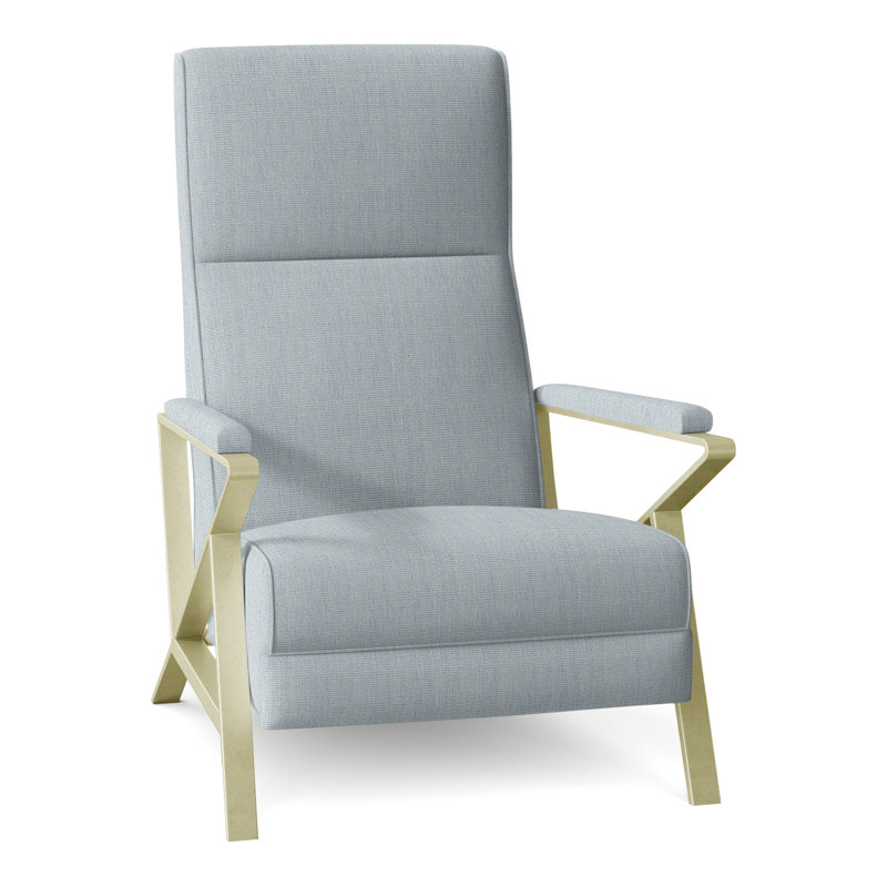 Infinity 28.25" Wide Manual Standard Recliner, Brushed Brass, Perigold Play Sky