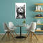 «Curious Kitten Gaze», art mural contemporain-129148930