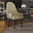 Jentree Faux Leather Solid Back Dining Chairs-1980264487