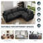 Canapé modulaire en L pour canapé-lit Ovaish-3893889-3923124