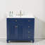 Meuble-lavabo 36 po avec lavabo en céramique - tiroir rabattable, portes à fermeture en douceur, tablettes ajustables-23316994