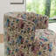 Fauteuil demi-tonneau pivotant rembourré Bryonie