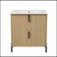 Meuble-lavabo 30 po avec lavabo et pieds en métal-1439329049