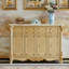 Armoire de rangement champagne en marbre doré
