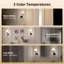  Ensemble d'appliques murales à piles 24 "avec 2 télécommandes, 3 couleurs temps et 12 couleurs RVB, lumières murales rechargeables à intensité variable pour le couloir, la chambre à coucher, le salon, noir