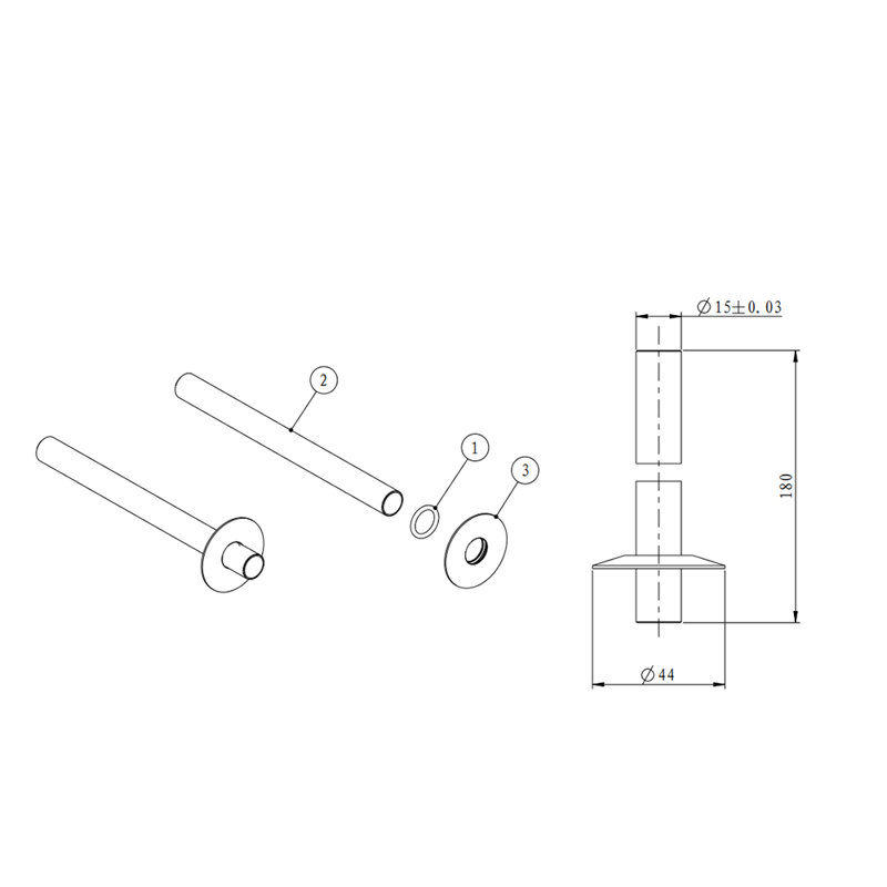 Radiator Porterfield 180mm Radiator Valve Pipes and Collars Easy Fit Packs Plumbing Tubes Brass, Chrome