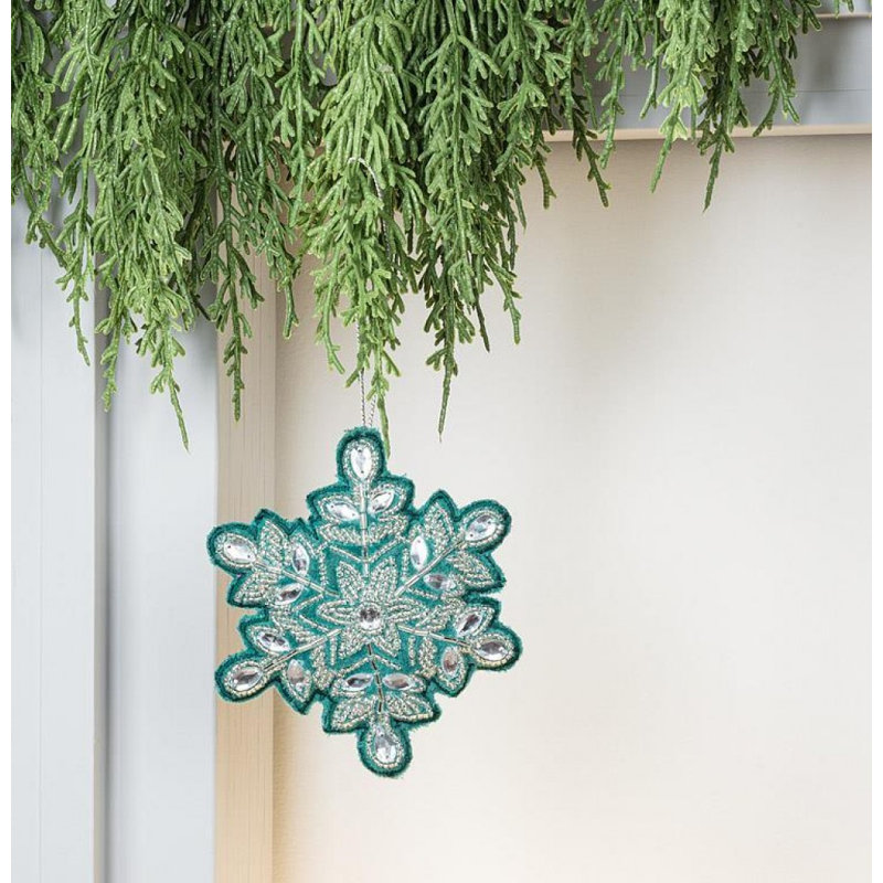 Snowflake Bead Ornament
