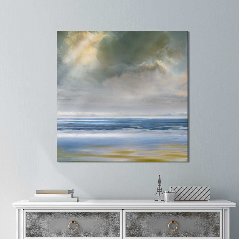 «Reflection of Light», reproduction de peinture acrylique sur toile, H 36 po x l 36 po x P 1,5 po, Toile tendue