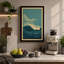 Cresting Wave Japandi - Wrapped Canvas-1191245497-1191245500