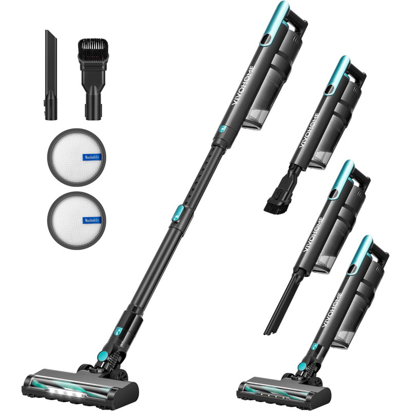 Aspirateur balai sans fil 22,5 Kpa avec 3 modes d'aspiration