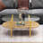 Oval Glass Coffee Table-159074048-159074049