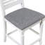 Tabouret de comptoir en bois massif Baiden