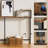 71 Inch Narrow Console Table with Outlet, Behind Couch Table with Double Storage Shelves, Narrow Long Sofa Table with LED Light for Living Room, Entryway Desk for Hallway, Rustic Brown