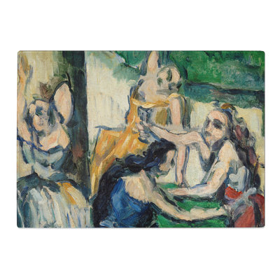 The Courtesans by Paul Cezanne Chopping Board