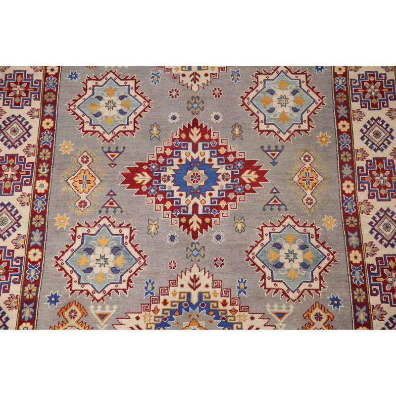 Tapis gris Kazak