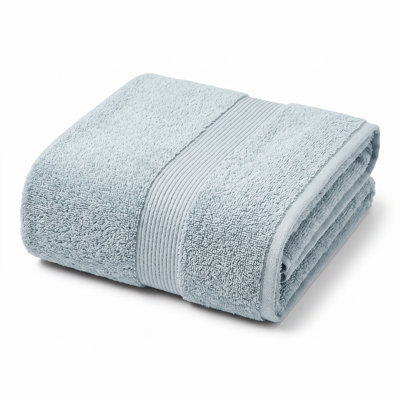 Serviette de bain en coton moelleux Dobby