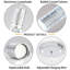 Luminaire suspendu en cristal 4 lumières DEL