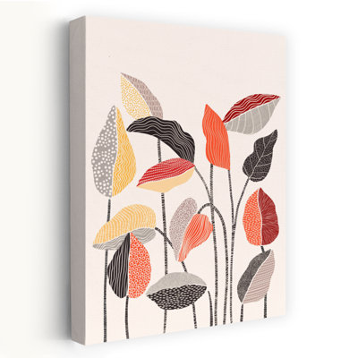 Contemporary Art Abstract Colourful Contemporary Autumn Nature Art