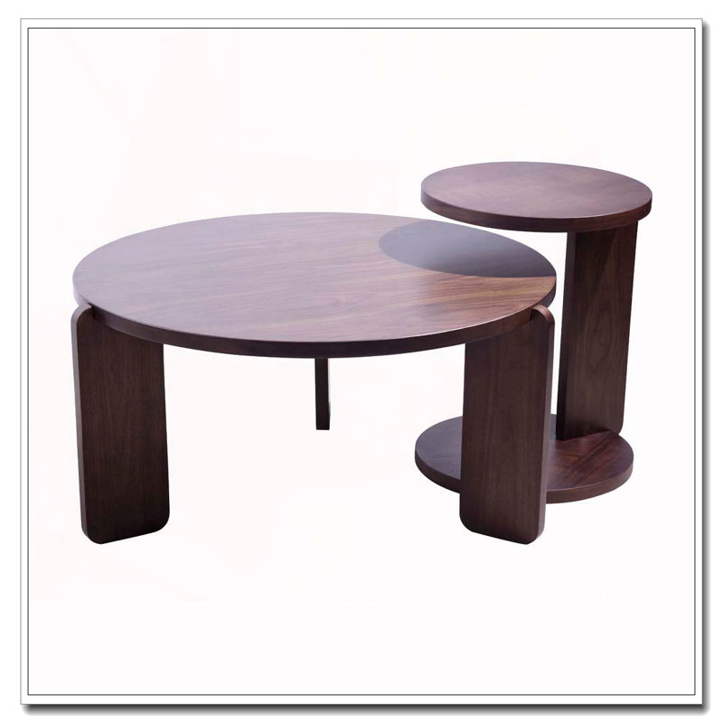 Table basse 32,68 pouces, Noyer