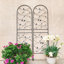 4 Pack 19.7" Metal Rustproof Garden Trellis-909253552