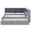 Lit de jour en bois Candrice avec 2 tiroirs, tablette de rangement et ports de chargement USB-2053066155-2053066154
