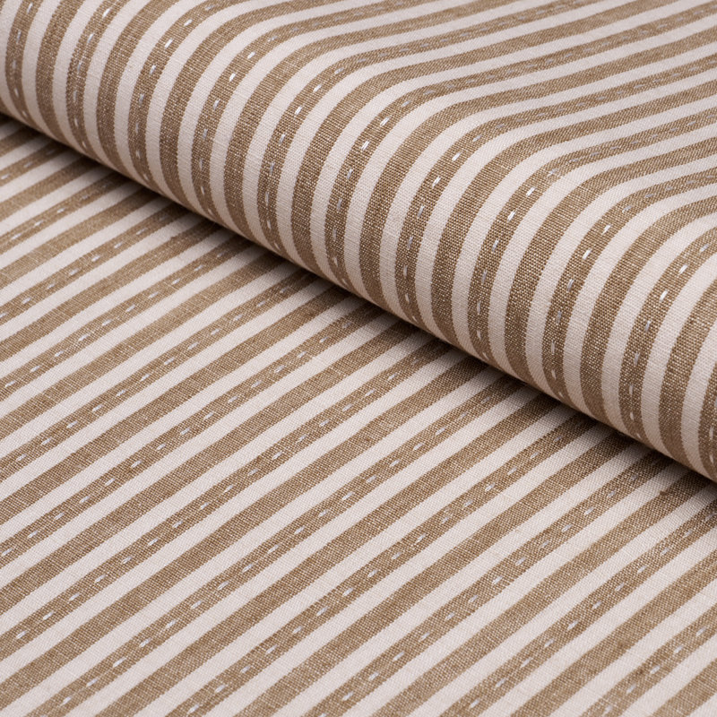 Tissu à rayures Mathis, Orange