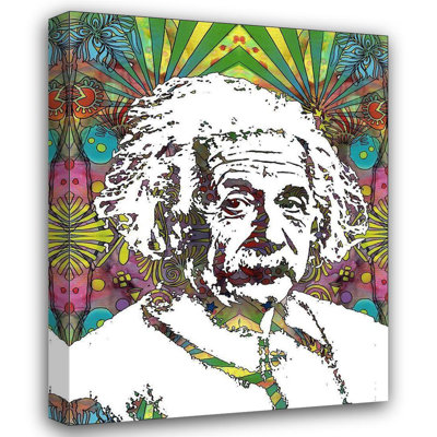 Art sur toile tendue de la collection Red Russel Studio® Dean Russo, Einstein 5