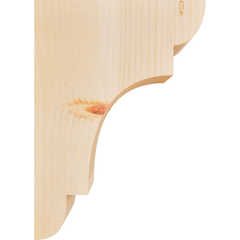 New Brighton Corbel, H 14 po x l 3,5 po x P 10 po, Sapin de Douglas, Lisse