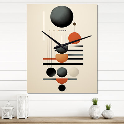 Waning With The Moon Circular Retro Geometrics