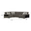 4-piece Sectional With Pop Up Lounger And Shelfs