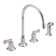 M-Dura Double Handle Kitchen Faucet with Side Spray