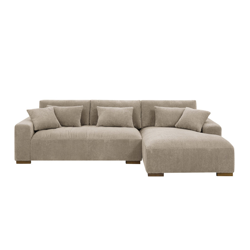 Asyiah 2-Piece Upholstered Sectional Sofa | Wayfair