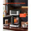 Cafetière programmable, cafetières goutte à goutte programmables de 12 tasses avec écran tactile, cafetières à garder au chaud pendant 4 heures, cafetière goutte à goutte à 2 fonctions d'infusion pour la maison, programmable 24 heures sur 24