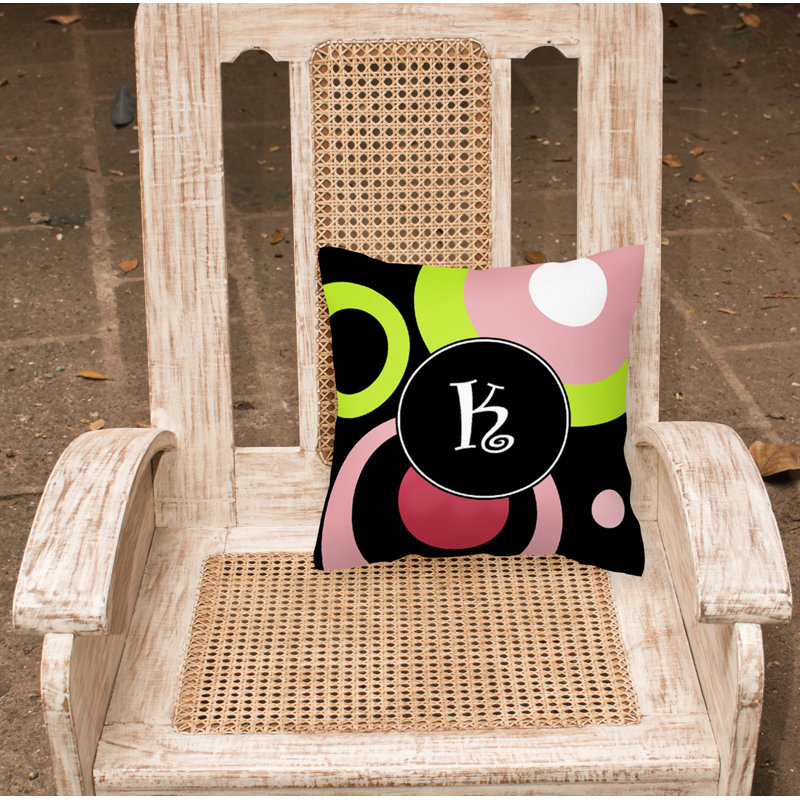 Coussin décoratif lettre 14 "Monogram" Lettre X - Retro, K