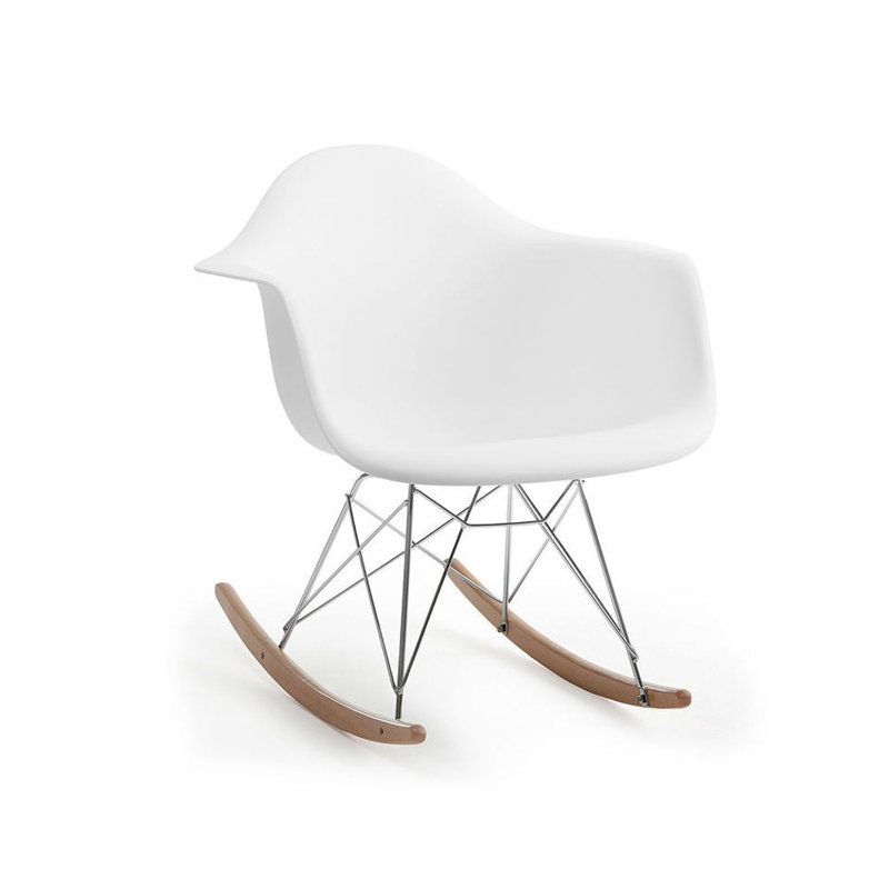 Chaise à bascule Phillips, Blanc