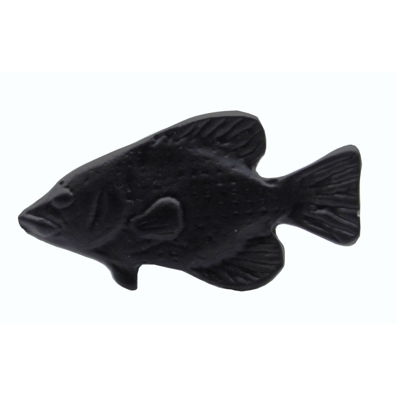Poignée à poisson 2 po, Noir mat