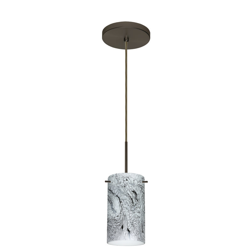Martinson 1 - Light Single Pendant, Carrera, Bronze, LED