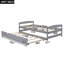 Lit plateforme simple avec lit gigogne simple-1224379164