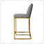 Ensemble de 2 chaises de bar de style moderne avec une conception simple, des tabourets hauts confortables au design créatif et des chaises de salle à manger flexibles convenant aux bars, aux restaurants ou aux comptoirs de cuisine-264320210