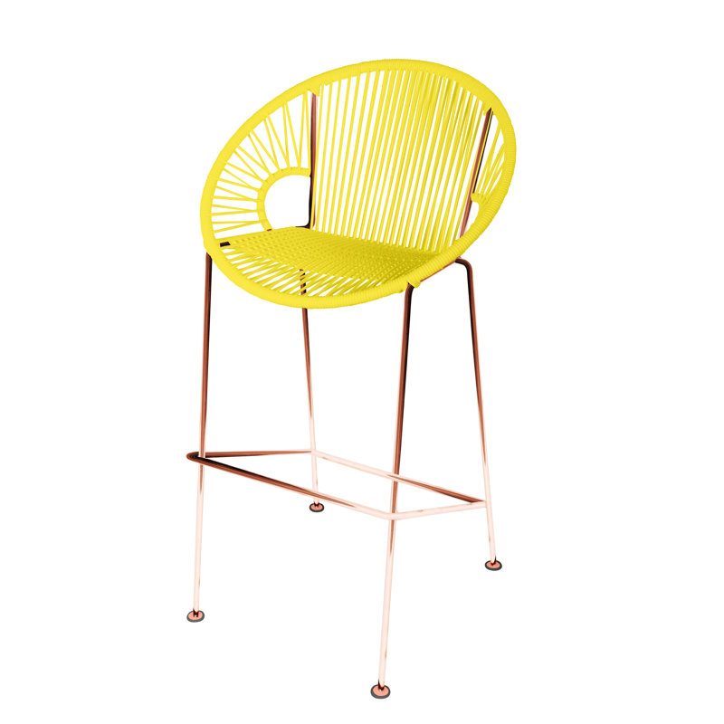 Tabouret 31 ", Cuivre, Jaune